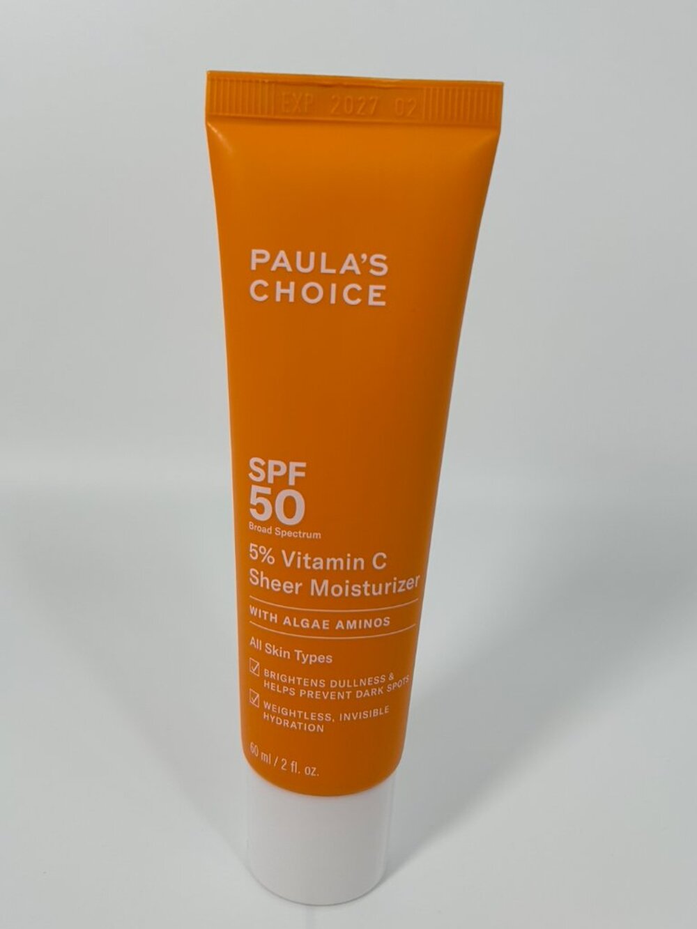 Paula’s Choice 5% Vitamin C SPF 50 Moisturizer Brightening Daily Sunscreen NIB